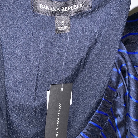 Banana Republic NEW Blue striped dress - Picture 3 of 4
